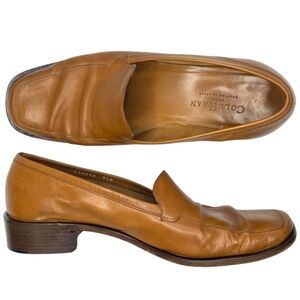 Cole Haan City Women’s Carmel Tan Leather Slip-On Loafers | Sz 9.5B